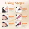 TARTU 6pcs 8ml Cat Eye Gel Nail Polish Set, 6 Colors Gel Polish Kit, Soak Off for Uv/Led, for Salon and Nail Art DIY At Home 6