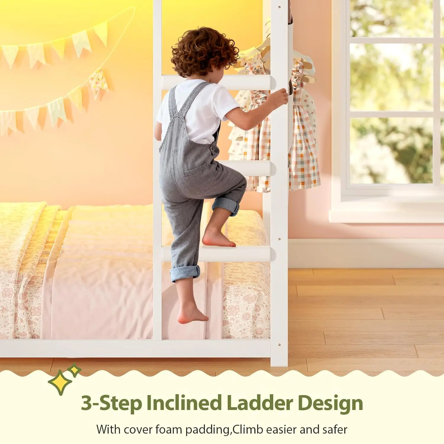 LED Metal Bunk Bed 4