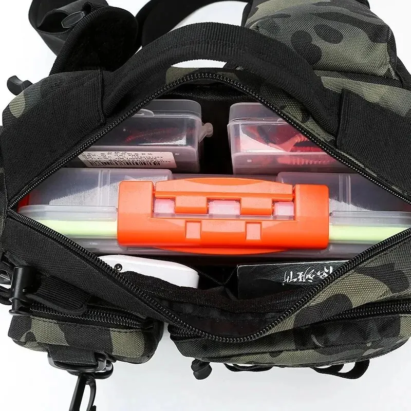 DY1 Fishing Gear Storage Bag Mens Waist Bag Fly Fishing