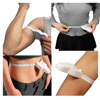 Selbststraffendes Körpermaßband Lineal 150 cm für Nähen, Schneiderarbeiten - Maßband für Taille, Brust, Beine