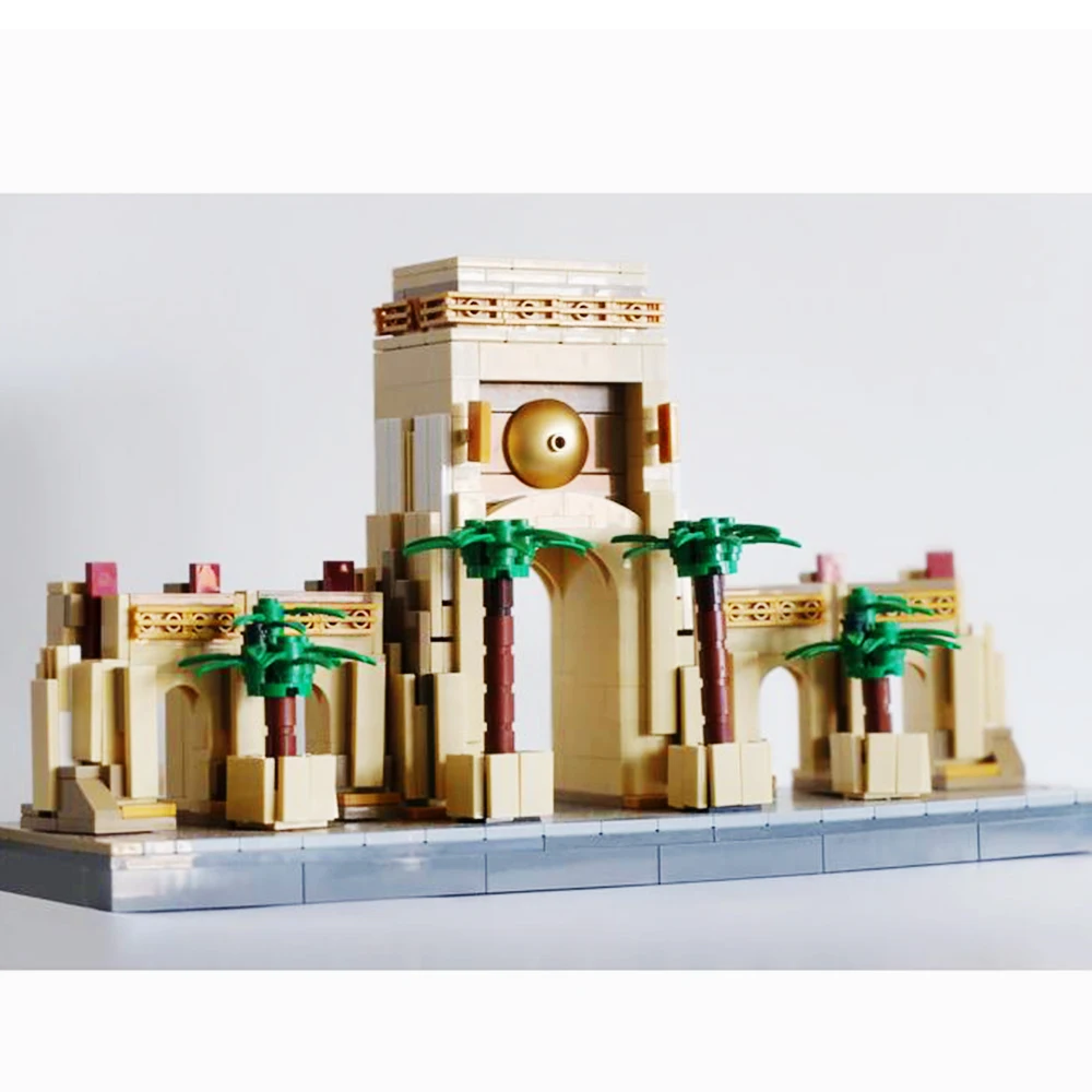 

Moc Universal Gate Building Block City Architecture Model Creative Decoration DIY Toys Sets of Gift Kids Adult