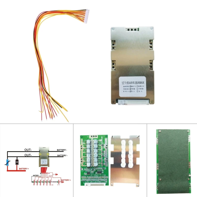 

17S 60V 50A Lithium- Battery for Protection Board BMS- PCB Li-ion Battery Charging for Protection Board for Electric