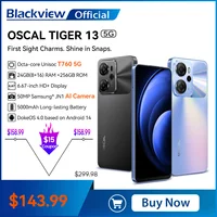 [World Premiere] Blackview OSCAL TIGER 13 Smartphone 5G 6.67'' Display, T760, 8GB+256GB, 50MP AI Camera 5000mAh NFC Android 14 1