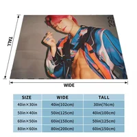 Choi San Ateez Throw Blanket Sofa Quilt halloween Moving Blanket Blanket Luxury 2