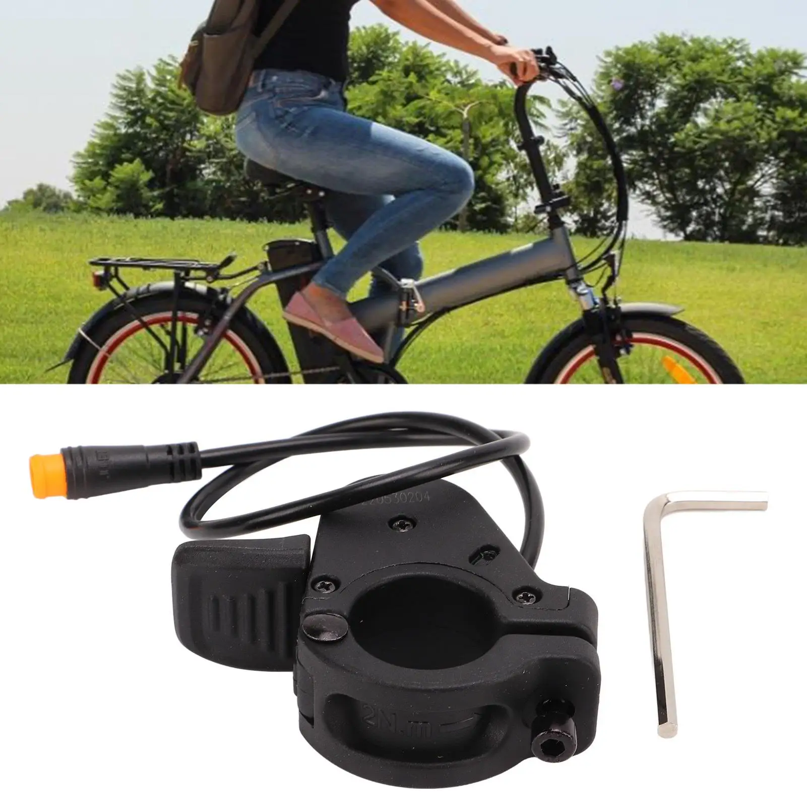 for electric Thumb Throttle Replacement Part 300X for electric Bike Thumb Accelerator Waterproof Connector Scooter