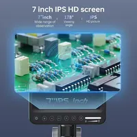 1600X Digital Microscope 12MP Electronic Video Microscopes 7 Inch IPS Screen Soldering Microscope with 28 LEDs with Windows/Mac 2