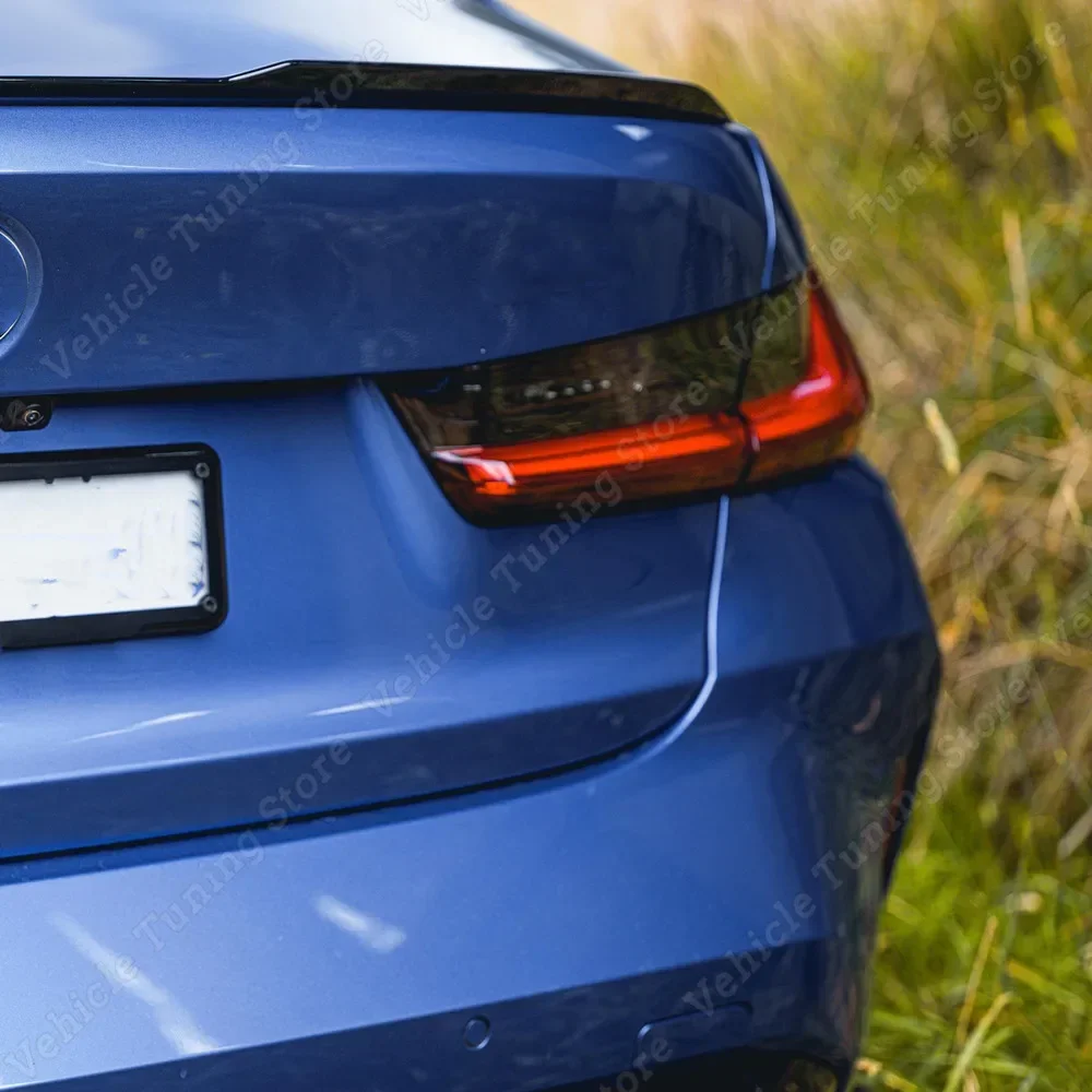 For BMW 3 Series G20 MP Style Car Rear Trunk Spoiler Splitter Wing Tail Trunk Lip Body Kits Tuning 320i 325i 330i M3 2019+