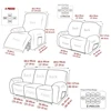 Waterproof Recliner Sofa Cover for Living Room Cheap Reclining Chair Cover Protector 1/2/3 Seater  Relax Armchair Cover 2