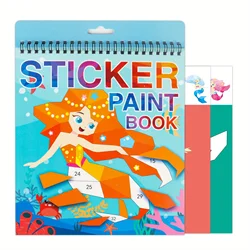 Sticker Book Crafts for Kids Ages 4-8: Engaging Brain Game and Travel Toy Gift (Mermaid Theme)