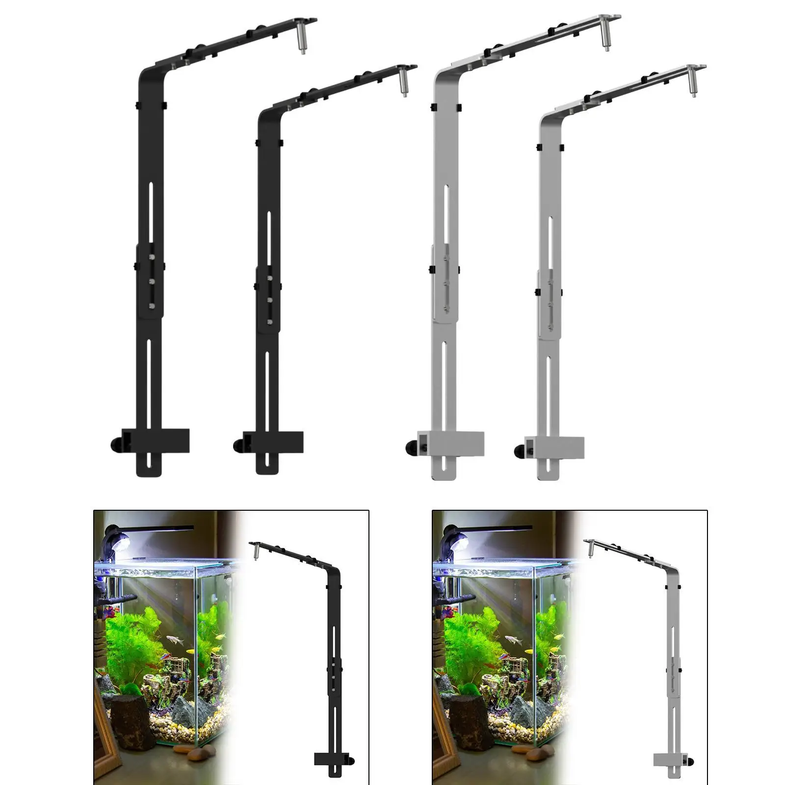 Fish Tank Light Bracket Adjustable Lamp Bracket Sturdy Fish Tank Lamp Holder