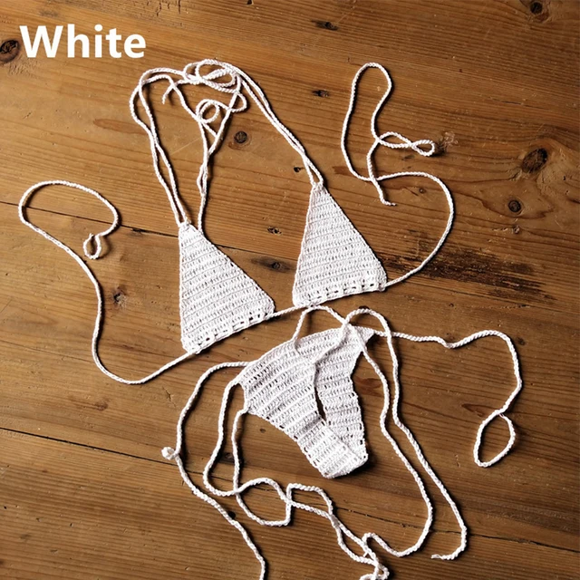 Conjunto de Bikini de tejido
