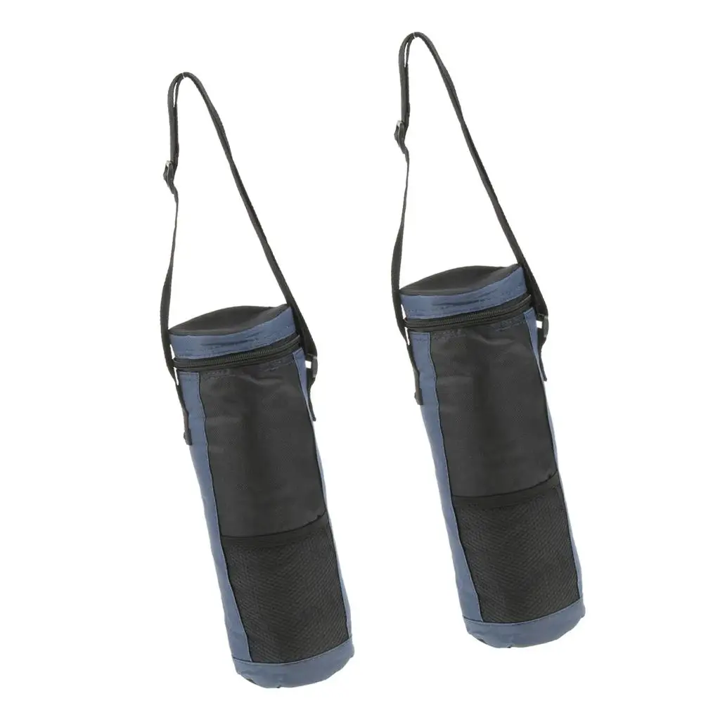 2 Insulated Bottle Drink Carrier Tote Bag Cooler W/Strap 2L