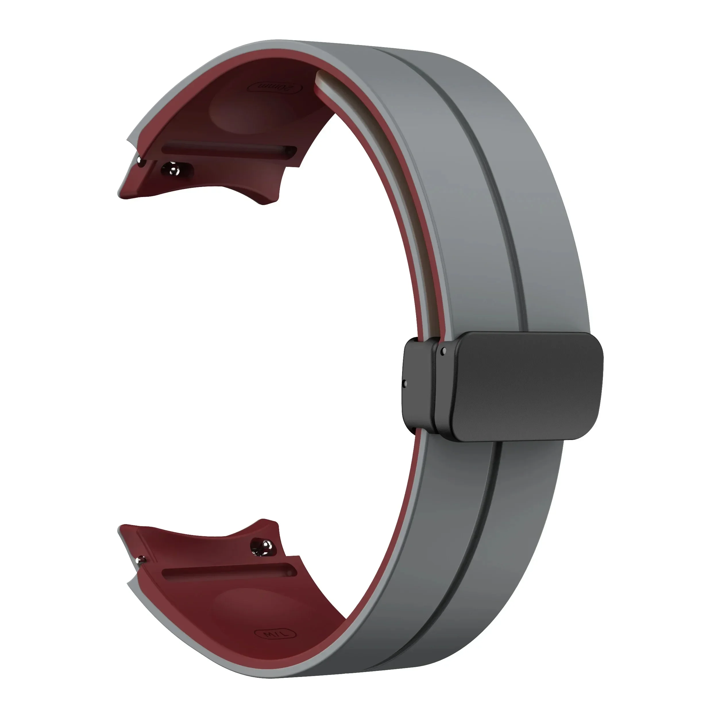 Magnetic Silicone Strap - No Gap Design Bracelet Band