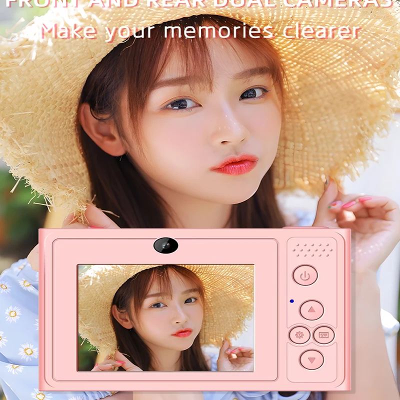 Portable Retro CCD Digital Camera with Auto Focus