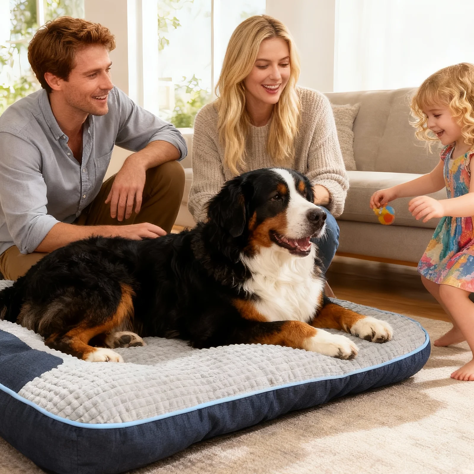 Large Plush Pet Bed Cushion 3