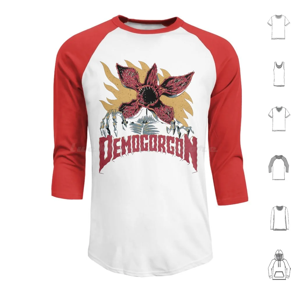 Sudadera con capucha Demogorgon Manga larga Demogorgon Eleven Netflix Dustin Stranger Mike Things Lucas Upside Down 80S Tv Horror