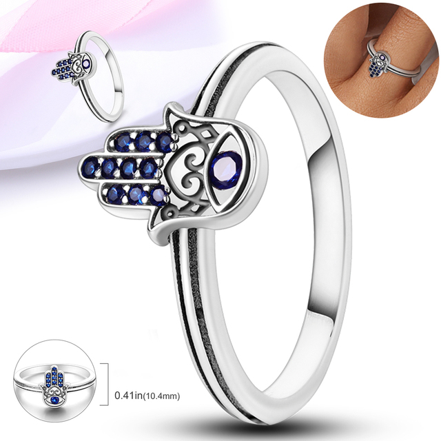 New Silver 925 Ring Stackable Infinite Heart Daisy Flower for Women Original Silver 925 Rings Brand Jewelry Gift