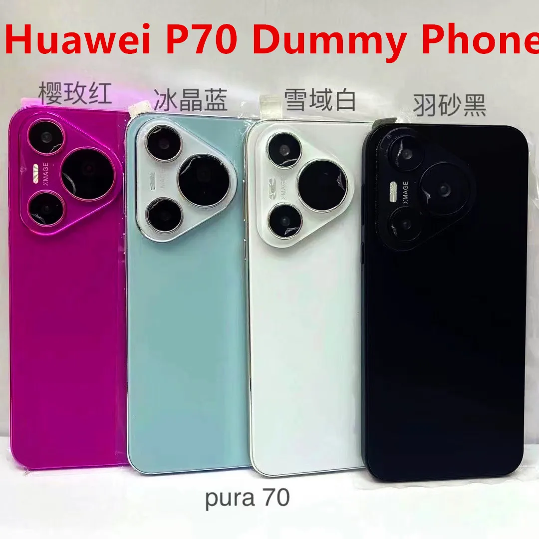 

Dummy Phone Model For Huawei Pura P70 Non-working Fake Mobile Phone for Counter display Replica Prank Fake Smartphone