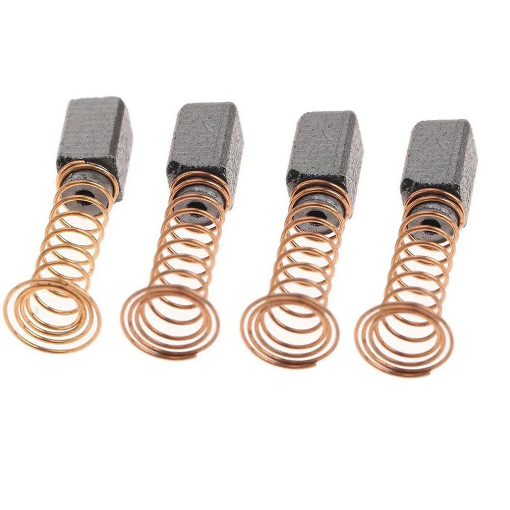 

4pcs Drill Electric Motor Carbon Brush Rotary Tool Parts 4.8x5.5x7.3mm Power Tool Accssories Replacement Workshop Equipment