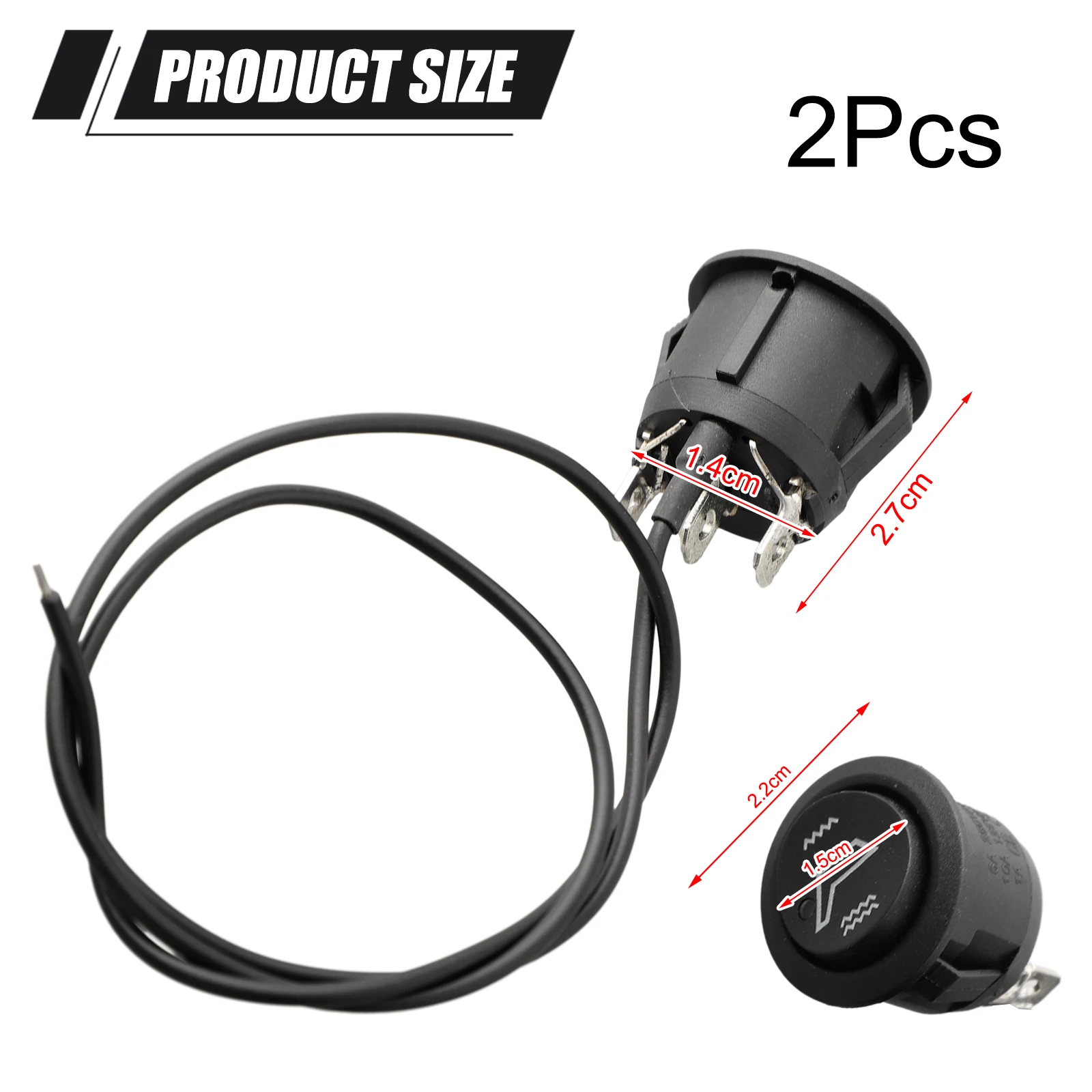 Accessori Moto Interruttore Sedili Suv Truck Rv Boats Interruttore Riscaldatore Moto Hi/Low Off Control 2 Pezzi Seggiolini Auto 3Pin T 85