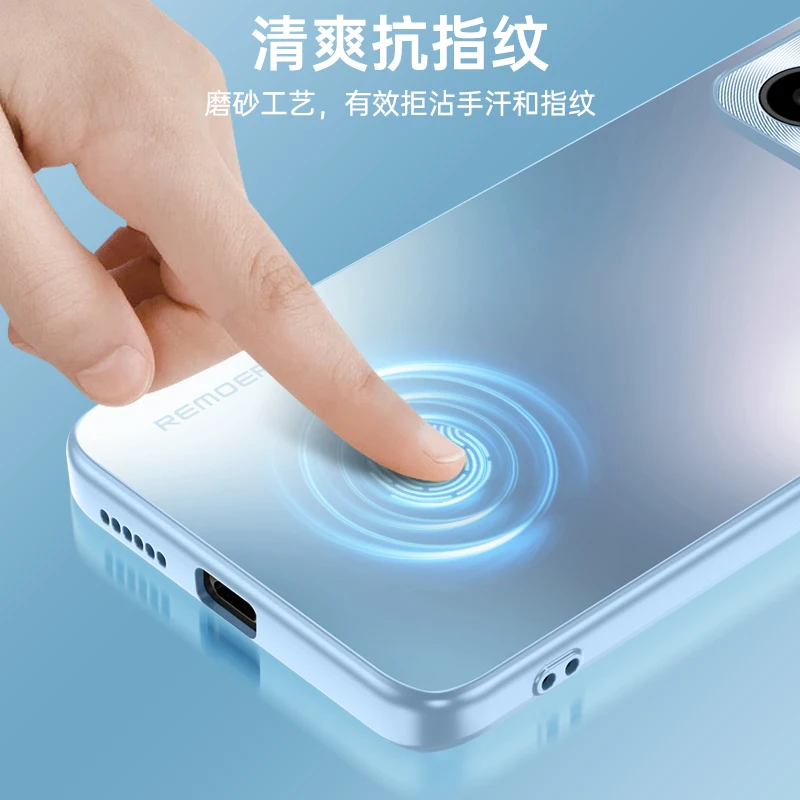 For Honor Matte Shockproof Case with Metal Lens Protection