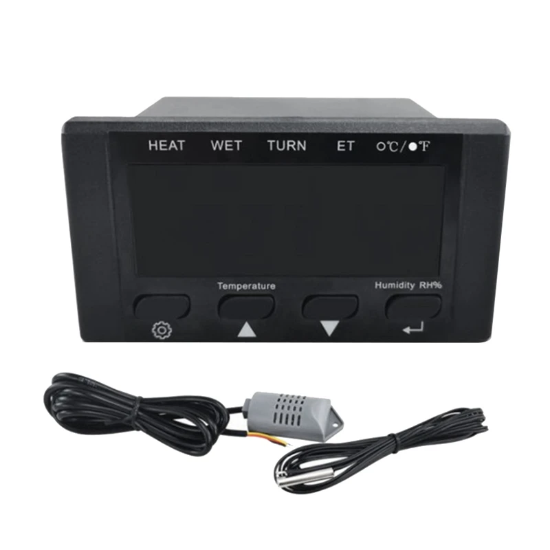 

Electronic Digital Display Microcomputer Controller Automatic Thermostat Temperature Humidity Meter Incubator Accessory