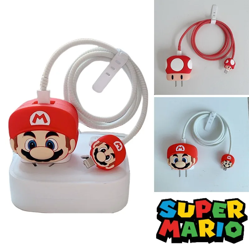 スーパーマリオアニメケーブルプロテクター,ソフト充電ヘッド