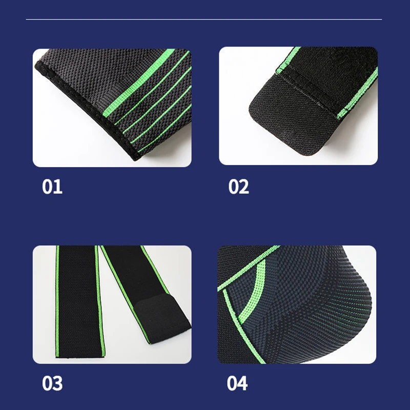 1-teilige Knöchelstütze für Fitnessstudio, für Männer und Frauen, Basketball, Laufen, Anti-Verstauchung, Kompression, Sport, elastisches Nylon, gestrickter Knöchelschutz – Detail 4