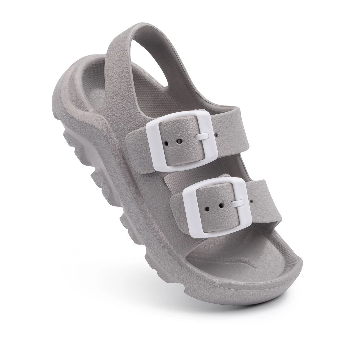 Jungen & Mädchen Doppelschnallen-EVA-Sandalen Kleinkinder Verstellbarer Rückenriemen Dicke Sohle Sommer-Strandschuhe – Detail 18