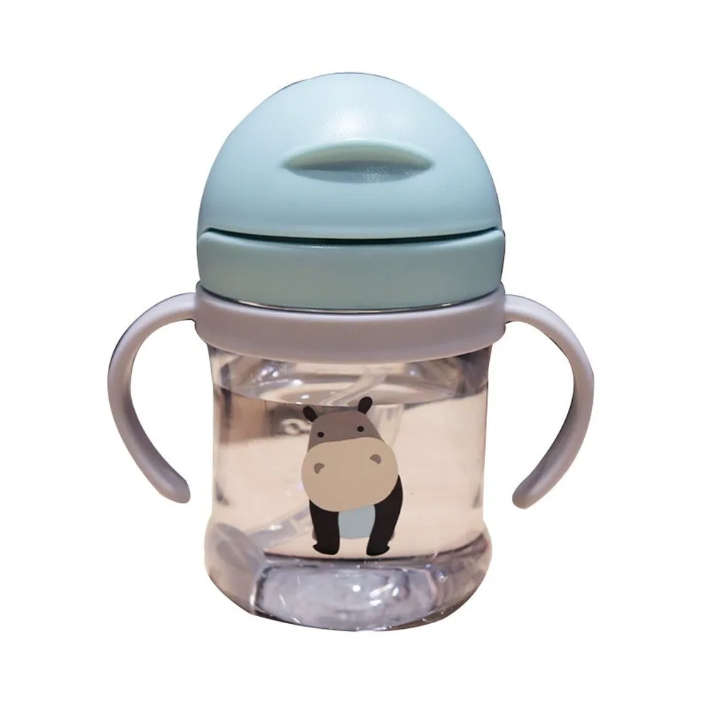 250ml Baby Feeding Cup with Straw Children Learn Feeding Drinking Bottle Kids Training Cup With Straw Taza De Bebe New drinking cup