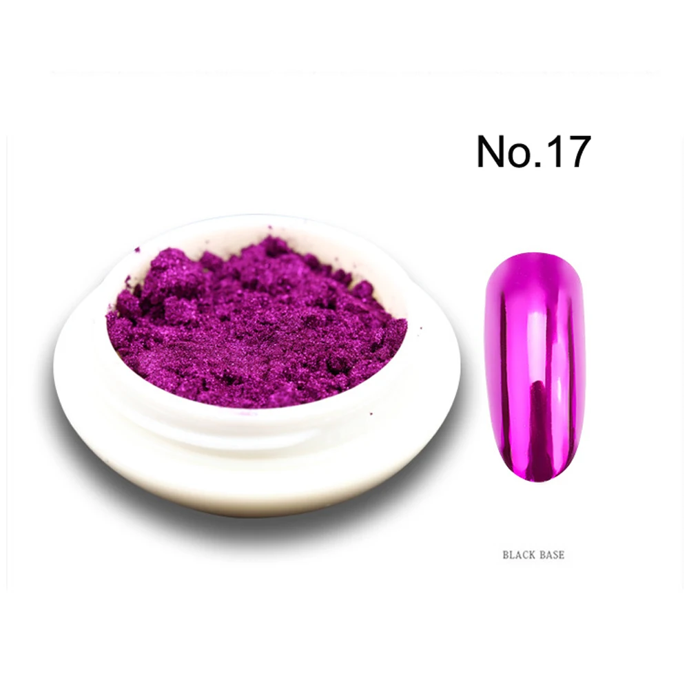 Nail Powder Nail Glitter Nail Pigment Nail Decoration Nail Decorations Nail Flakes Nail Mirror Glitter Powder Gold Silver Metallic Effect Pigment Gel Polish Chrome Flakes Holographic Nail art Decor