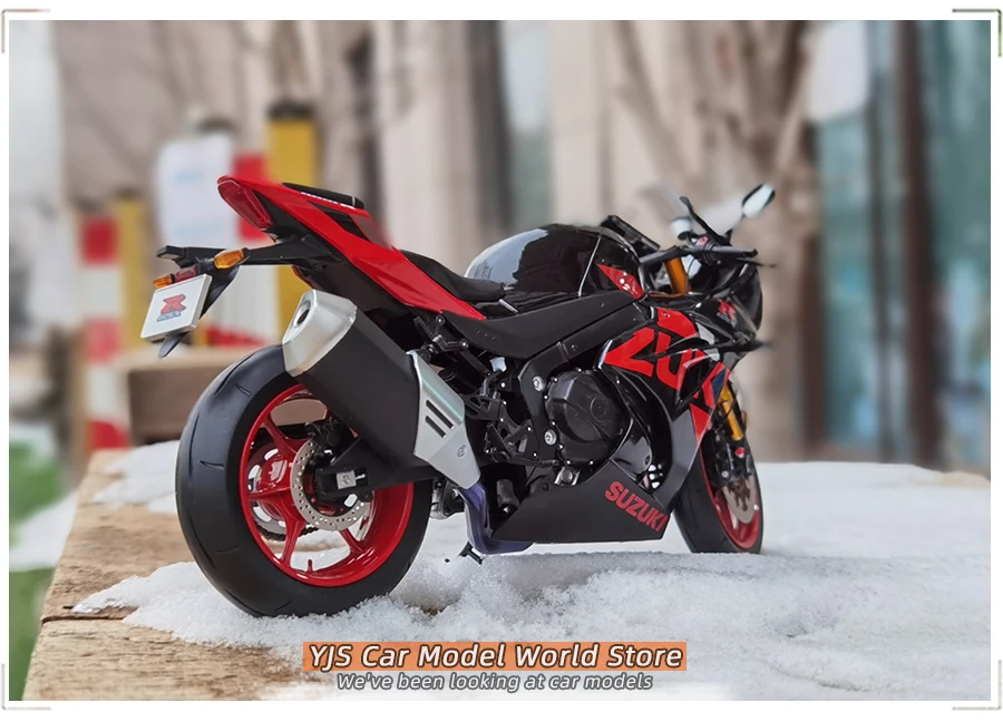 Sa71f94347b0f4b51b2f4c8ab34da3078i 1/12 GSX-R1000 バイク模型 合金製 静的ディスプレイ ギフト