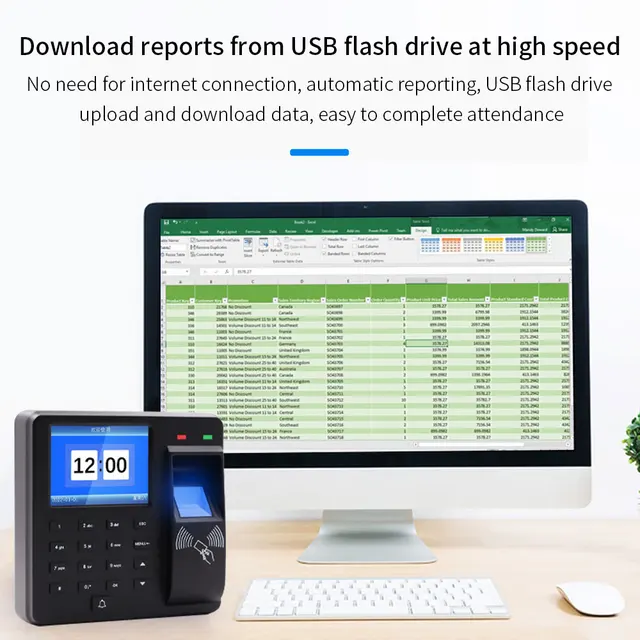 125Khz RFID Card Fingerprint Access Control a System  for Open a Door Finger Print  Access Control Wiegand out 6