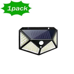 Solar-Powered Waterproof LED Garden Spotlight with Motion Sensor (100 LED)