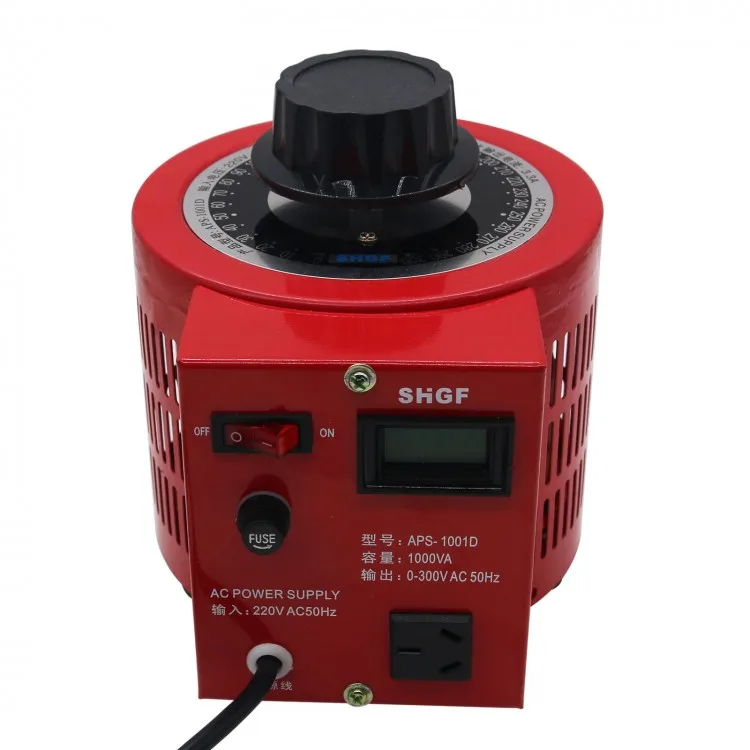 Aps-1001D 1Kva 0-300V Uscita Ac Power Variac Regolatore Di Tensione Autotrasformatore
