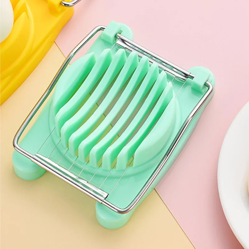 Egg Cutter Manual Egg Slicer Food Processor Attachment Tools Shredder Tubeless Steel Cooking Accessories Kitchen Cooking Devices