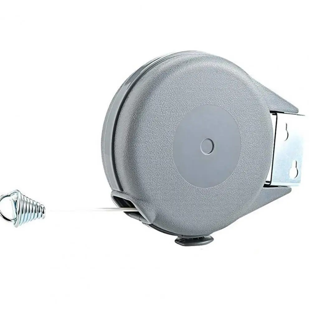 

Laundry Clothesline with 12 Wooden Clothespins Hanging Wet Dry Clothes ABS Shell Retractable Clothesline Rope for Outdoor