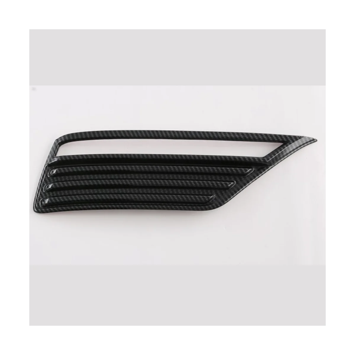 Car Carbon Fiber Style Rear Fog Light Frame Protection Lamp Cover Trim for Toyota Land Cruiser LC300