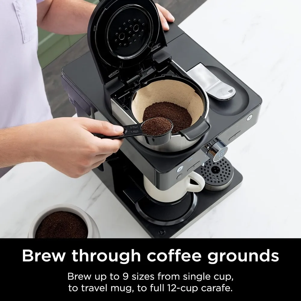 Espresso & Coffee Barista System, 3 Espresso Brew Styles, Single-Serve Coffee & Nespresso Capsule