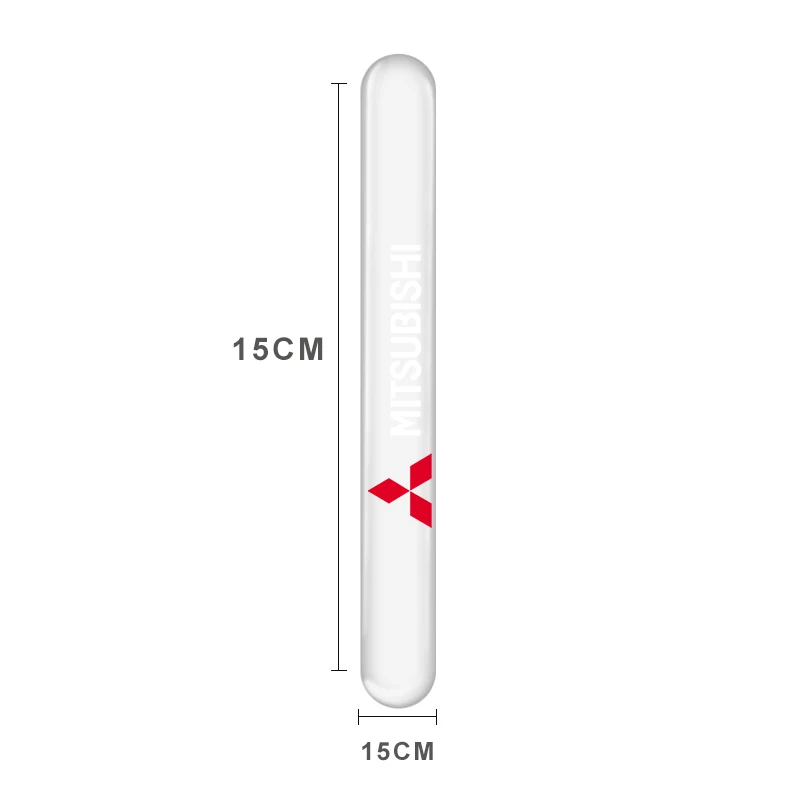 4PCS 투명 자동차 도어 충돌 방지 보호대 범퍼 스트립 엠블럼 미쓰비시 랜서 ASX 미라지 파제로 Xpander Attrage 용