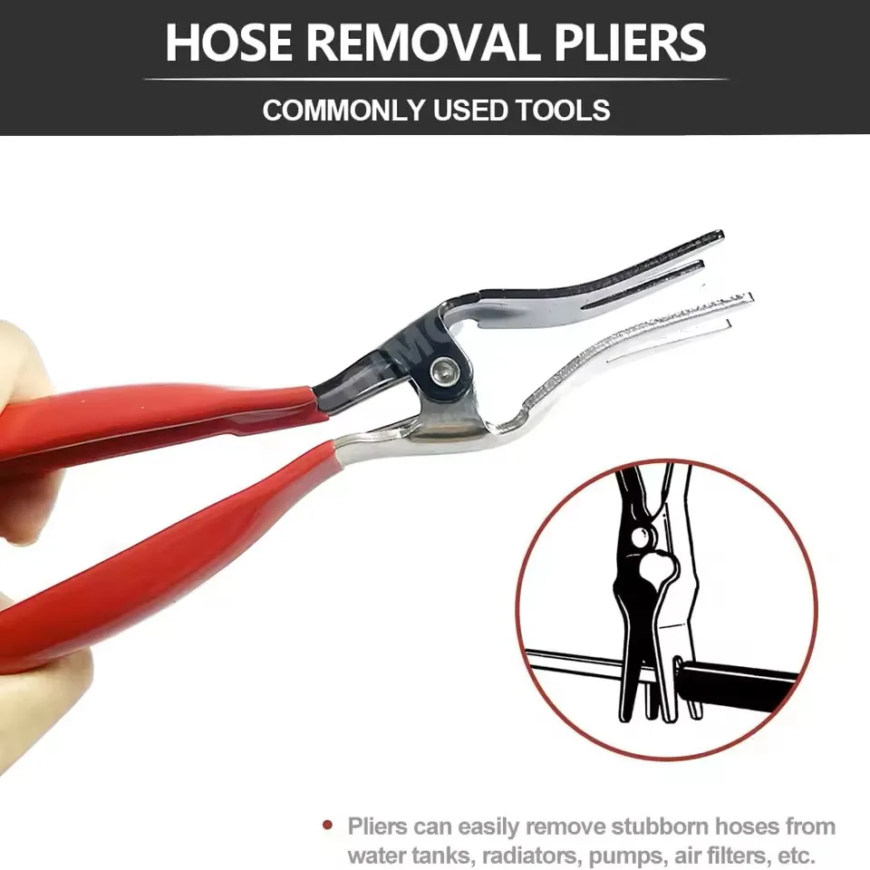 Angled Type Hose Plier Car Auto Fuel Vacuum Line Tube Hose Remover Separator Pliers Pipe Hand Tool 2