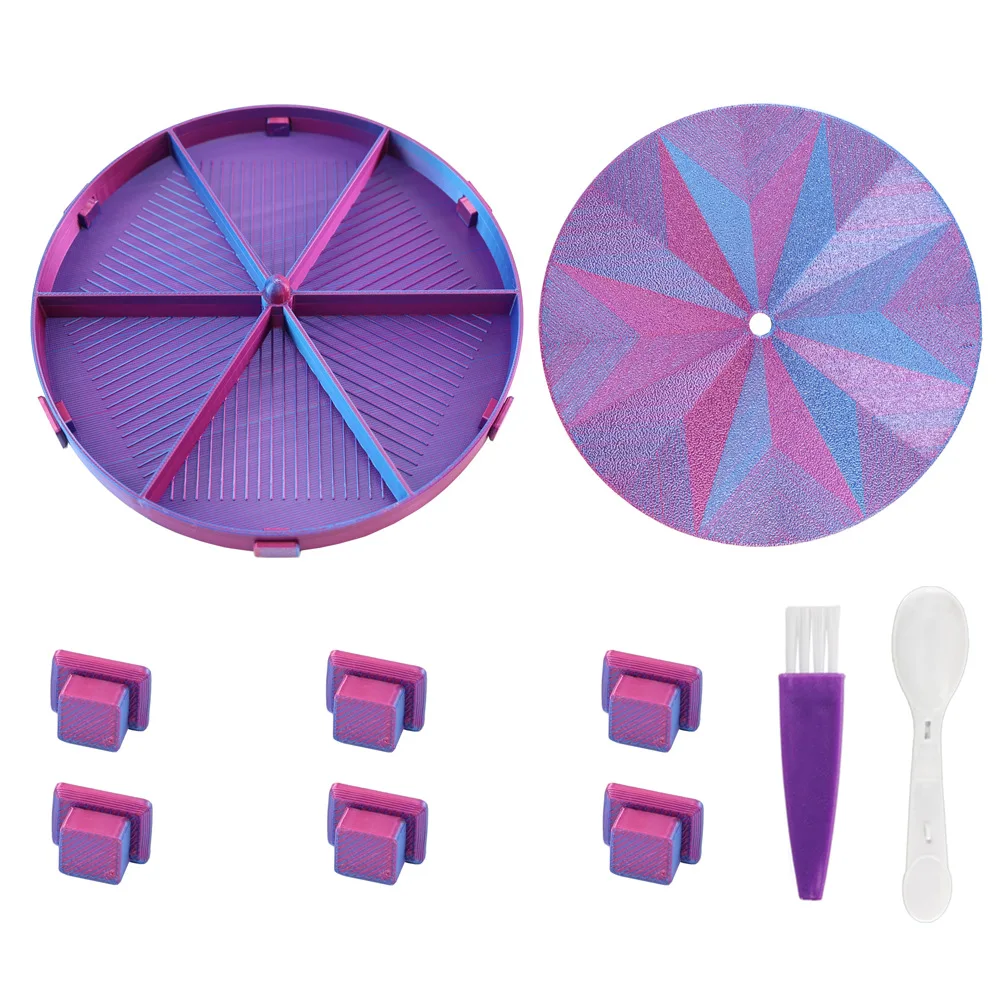 Tăviță pentru pictură cu diamante – albastru Purple