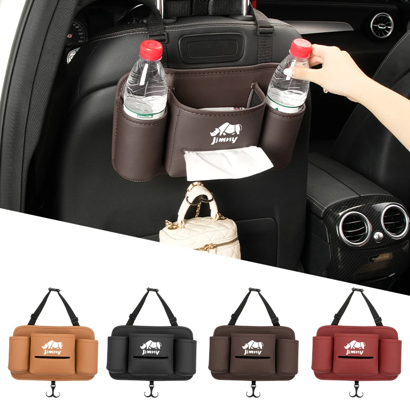 Car Seatback Organizer Water Cup Sacchetto Di Immagazzinaggio Del Tessuto Per Suzuki Swift Jimny Grand Vitara Ignis Dzire Alto Baleno Spacia Xbee