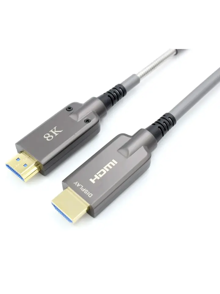 Stouchi Câble Fibre Optique HDMI 8K 20M,Câble HDMI 2.1 48 Gbit/s Ultra Haute Vitesse,Classé CL3,AOC 8K@60Hz,4K@120 Hz/144 Hz Dynamique HDR EARC Dolby HDCP2.2 Compatible Avec PS5,Xbox SeriesX,PC,TV