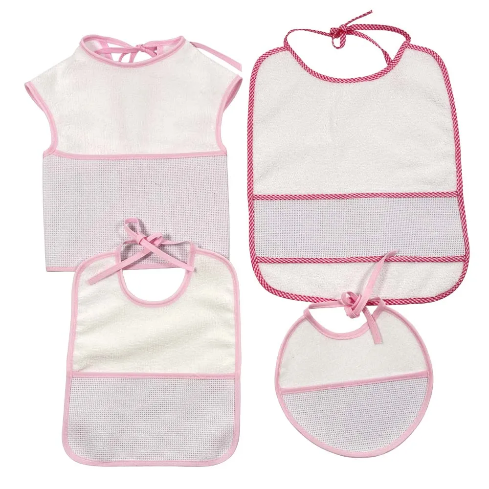 Baby Bibs Set Girl Waterproof Accessories Bibs Burp Cloths Cross