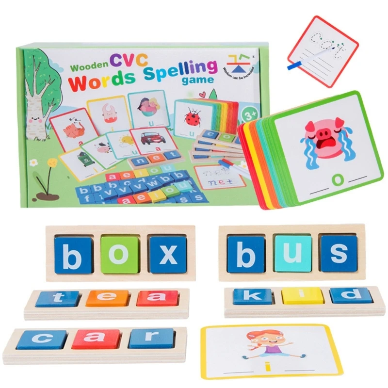 

Игра-головоломка с буквами на английском языке, 60 карт