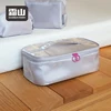 SHIMOYAMA Lightweight Travel Underwear Organizer Bag Portable Zipper Closure Storage Packing Cubes for Women 4
