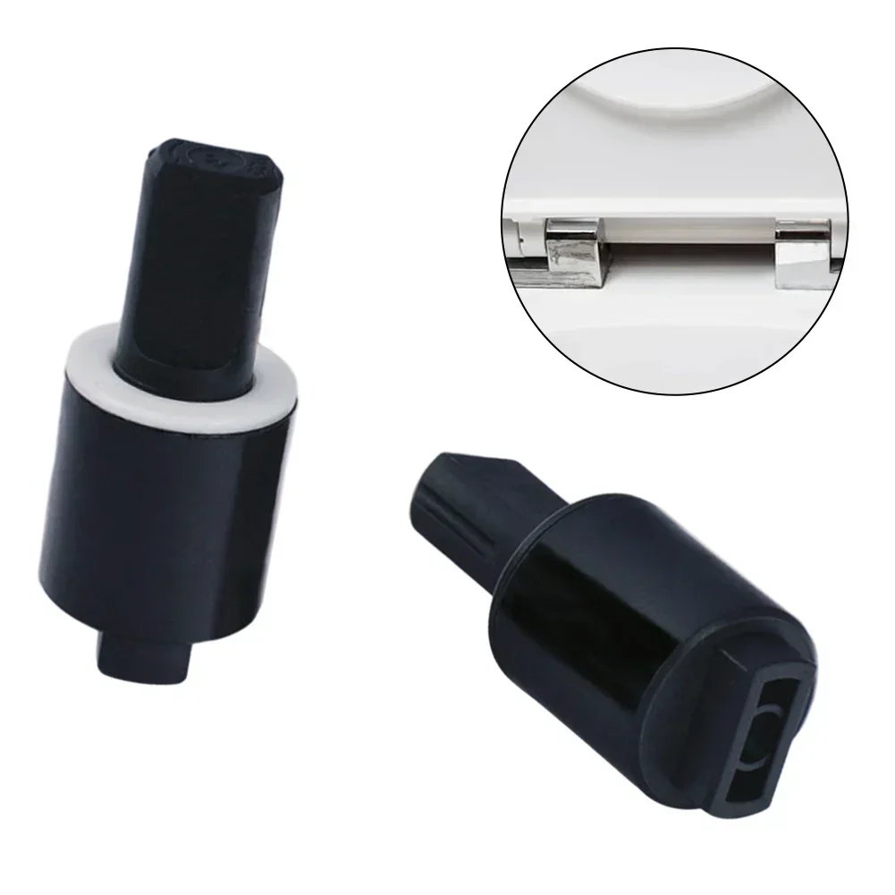 Toilet hinge replacement 2pcs Seat Hinge Toilet Lid Hinges Toilet Cover Mounting Fixing Connector Soft Close Rotary Damper Hinge