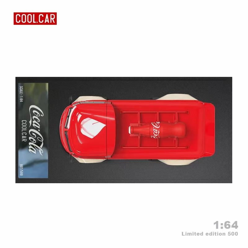 Time Micro Coolcar 1:64 Coca Red Die-cast Car Model Collection