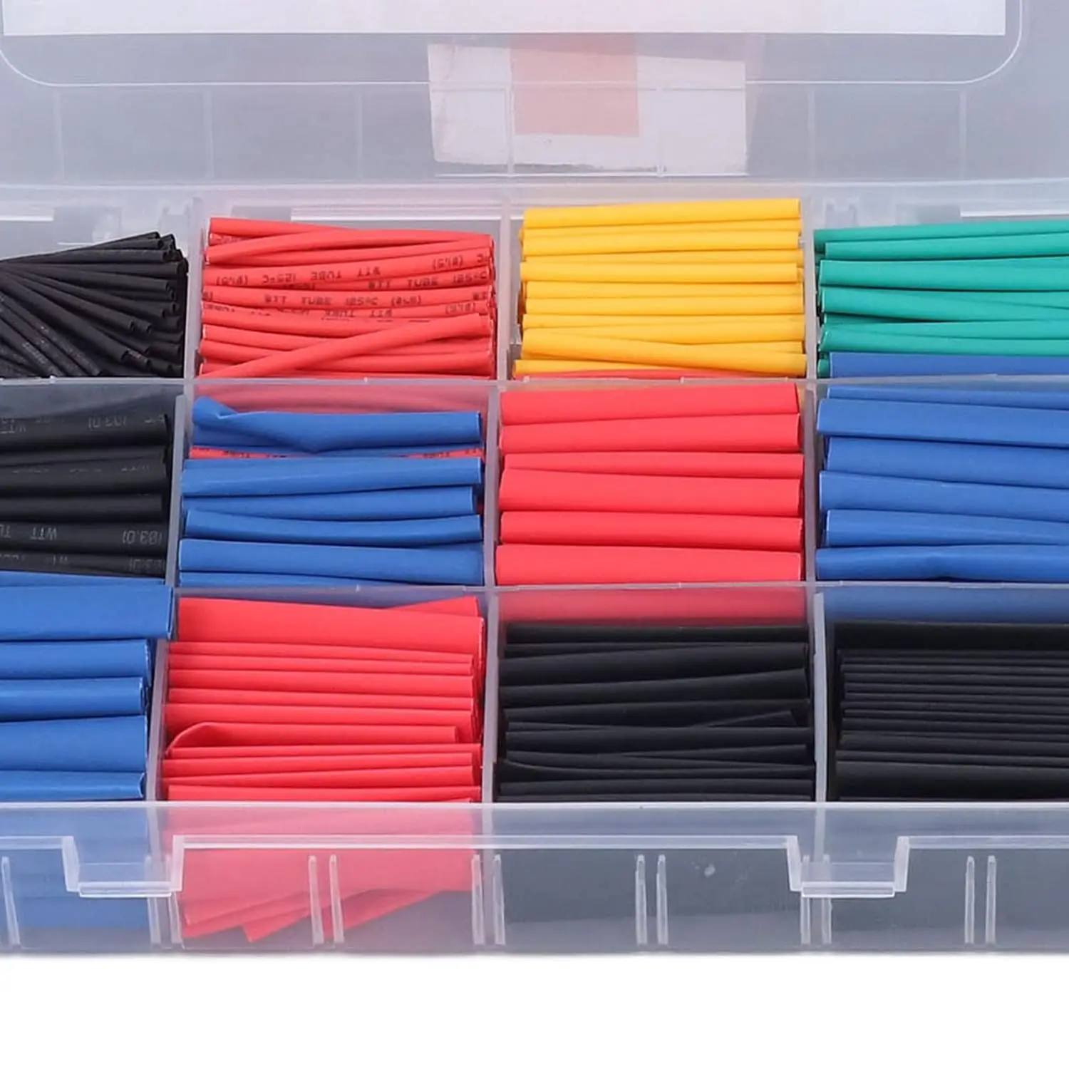 Heat Shrink Tubing 2:1 Electrical Wire Cable Wrap Assortment Electric Insulation Heat Shrink Tube Kit 800PCS
